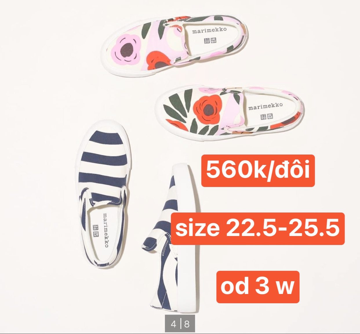 Hàng order-Giày slipon Marimekko