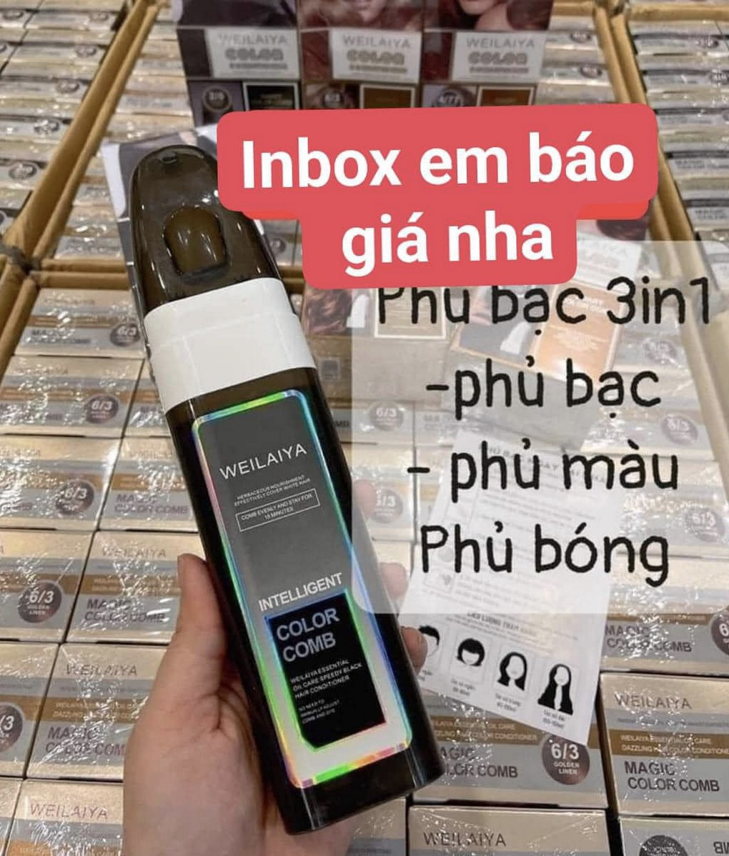  Dầu gội phủ bạc nhuộm tóc Wailaiya — ảnh chính