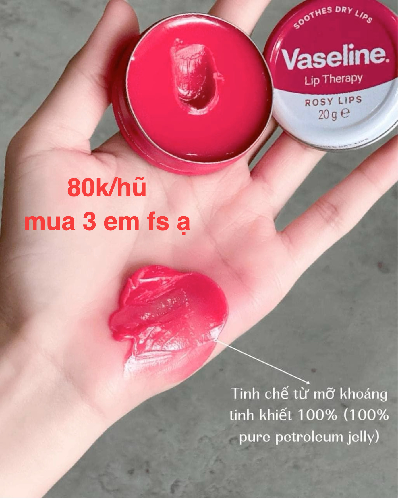 Son dưỡng Vaseline Lip Therapy — ảnh chính