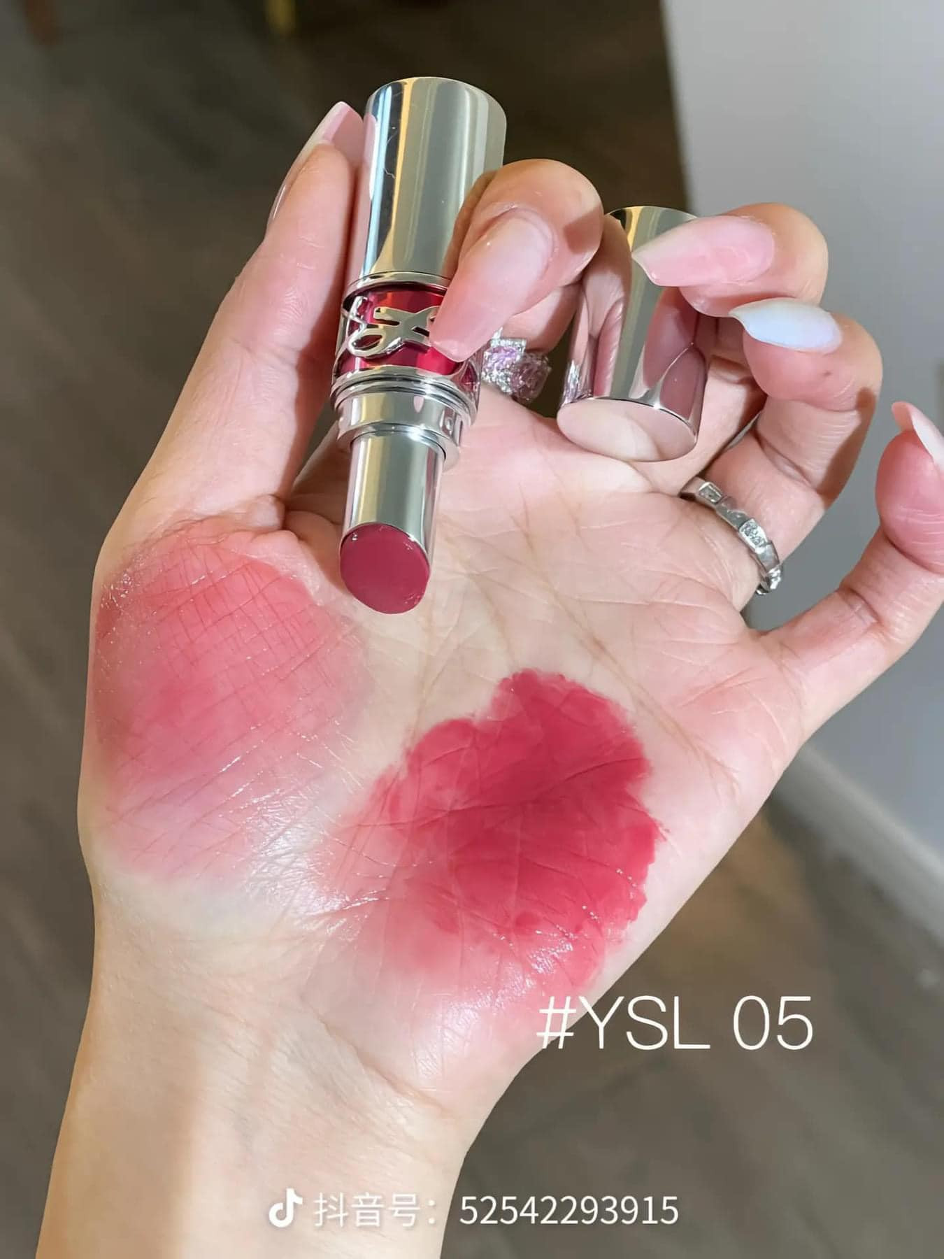 Son bóng có dưỡng YSL Candy Glaze Màu O5 Pink Satisfaction — ảnh chính