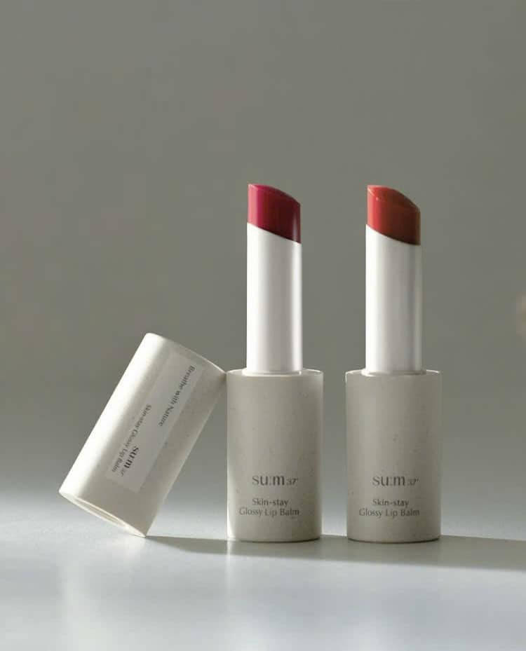 Set son dưỡng thuần chay Su:m37 Skin Stay Glossy Lip Balm Duo Special Set  — ảnh chính