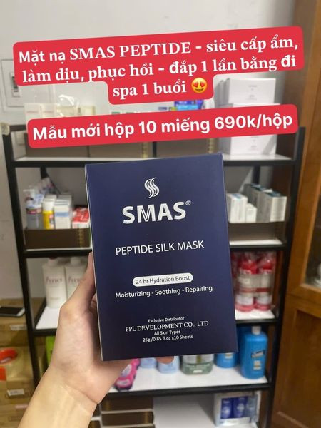 Mặt nạ Smas Peptide Silk Mask hộp 10 miếng — ảnh chính