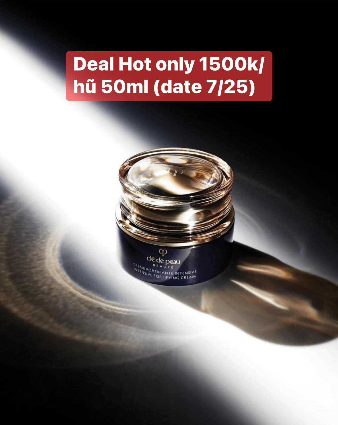 Kem Dưỡng Da Ban Đêm Clé de Peau Intensive Fortifying Cream 12ml — ảnh chính