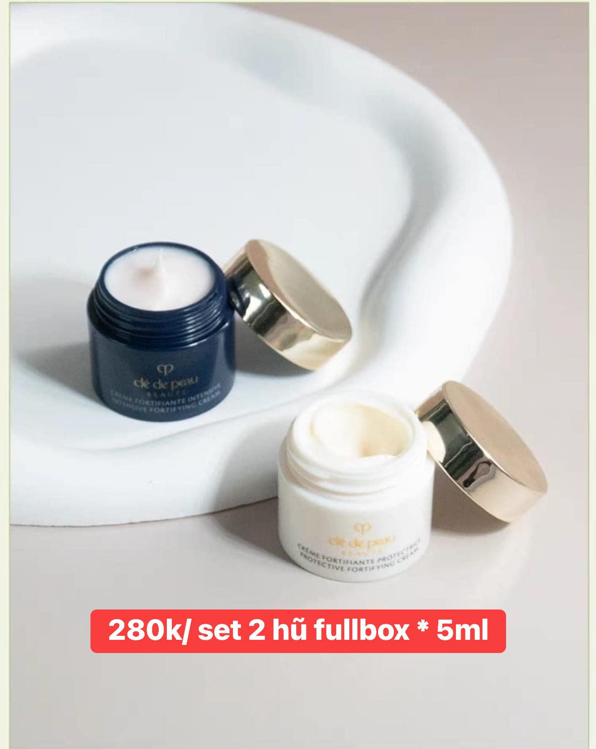 Bộ kem dưỡng mini 5ml Cle De Peau — ảnh chính