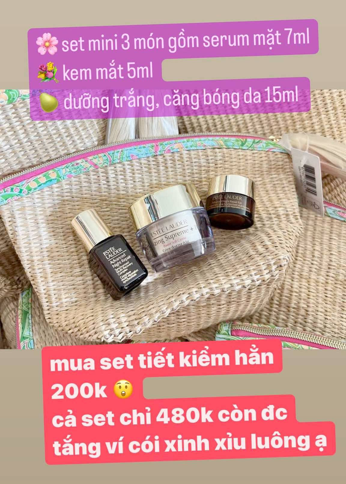 Bộ dưỡng Estee kèm túi — ảnh chính