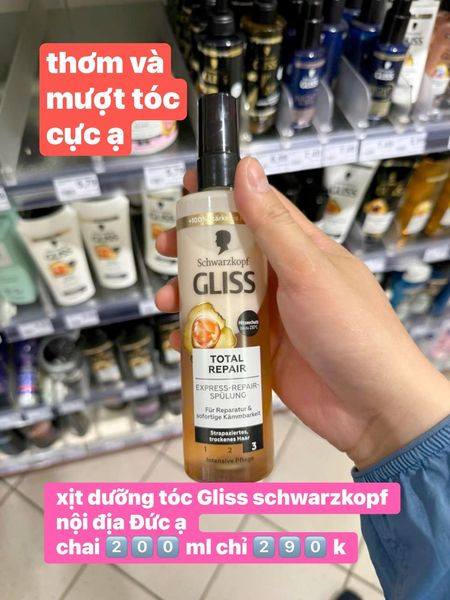 Xịt dưỡng tóc Gliss Schwarzkopf 200ml — ảnh chính