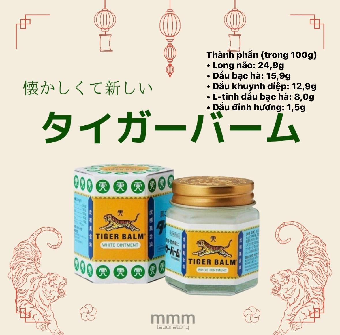 Gom order- Tiger balm white ointment 30g — ảnh chính