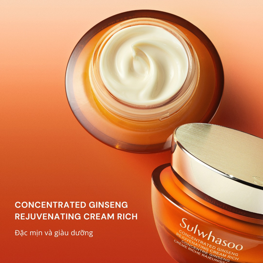Kem dưỡng Nhân Sâm Cô Đặc Concentrated Ginseng Rejuvenating Cream Rich 10ml — ảnh chính