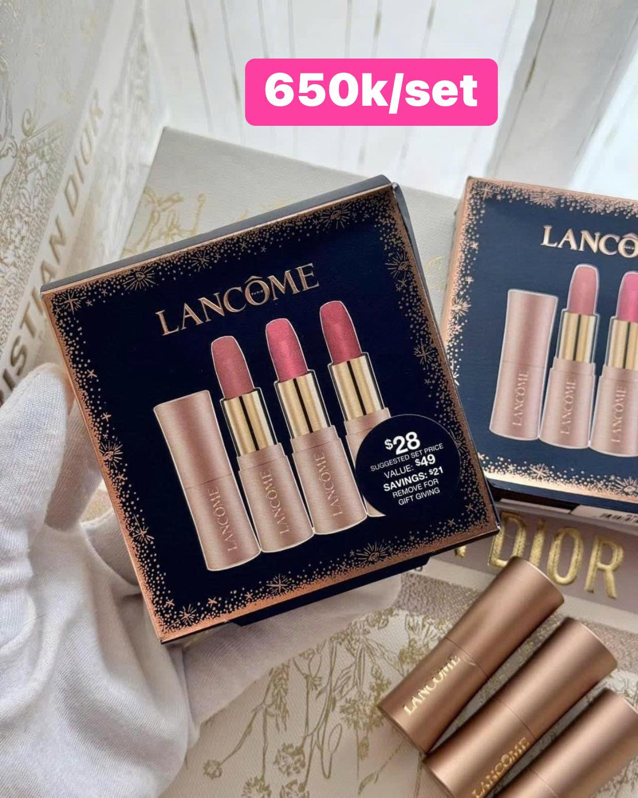 Bộ 3 son mini Lancome — ảnh chính