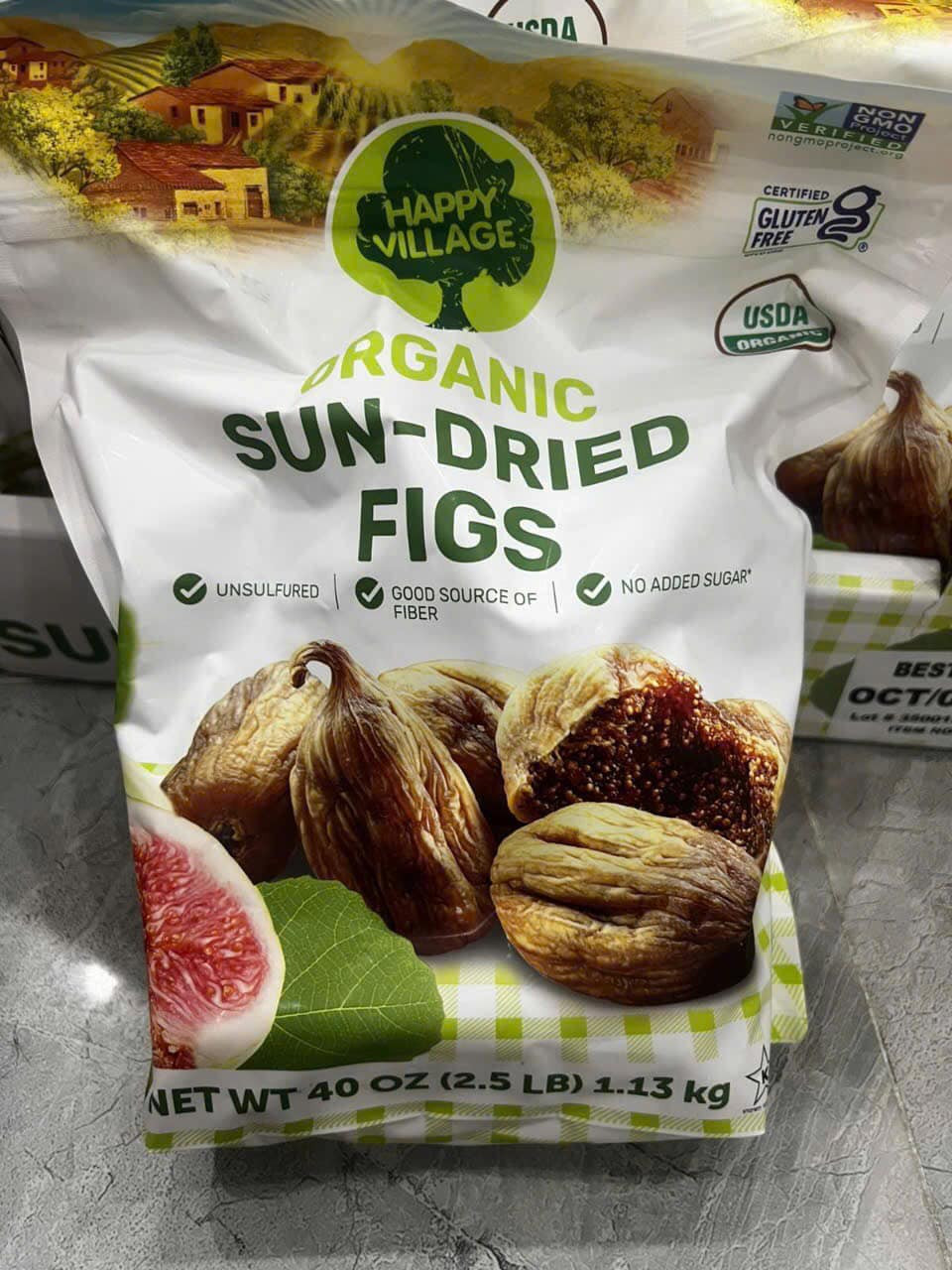 Sung sấy khô organic Happy Village 1.13kg — ảnh chính