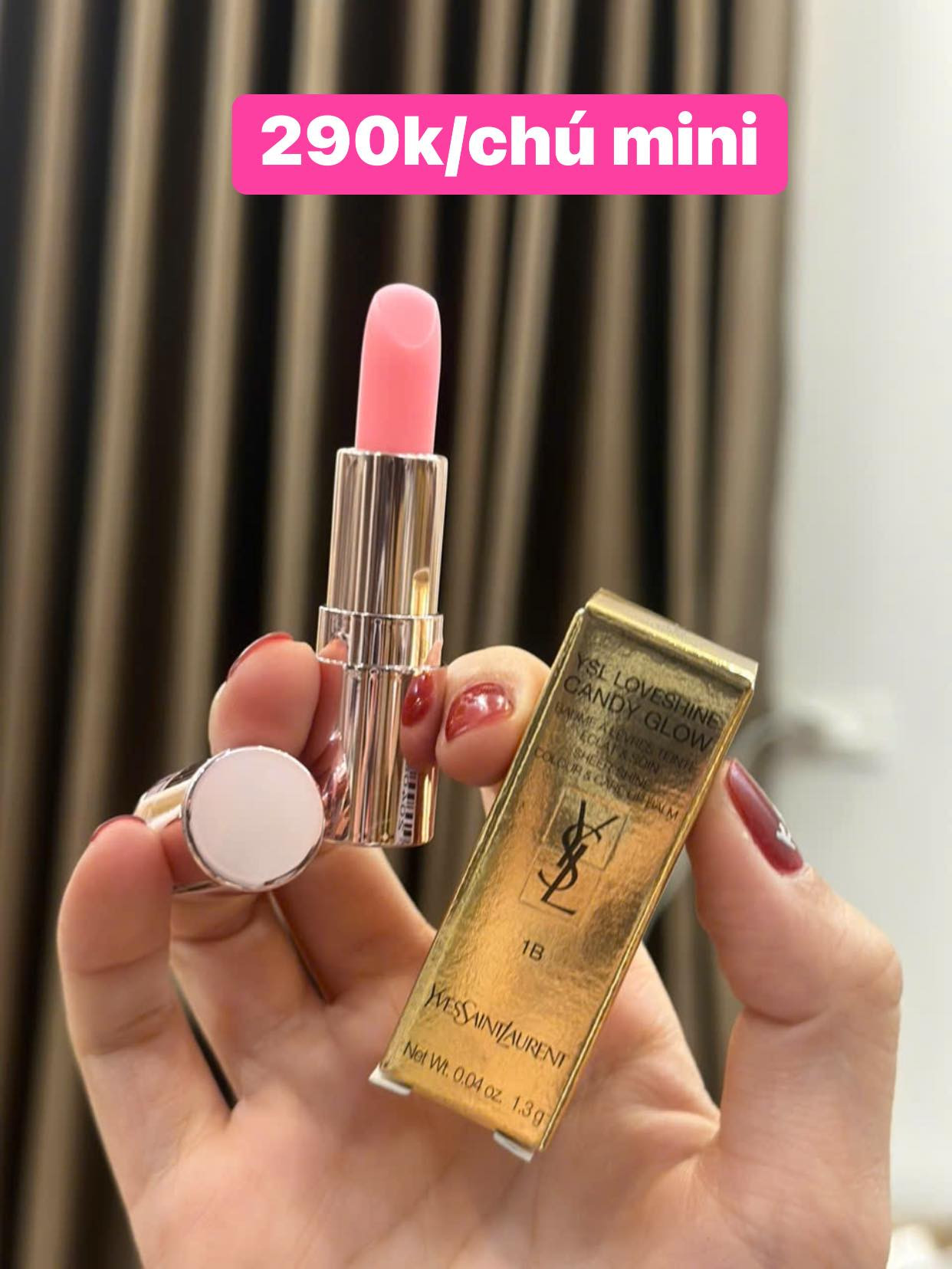 Son dưỡng YSL Loveshine Candy Glow màu 1B mini — ảnh chính
