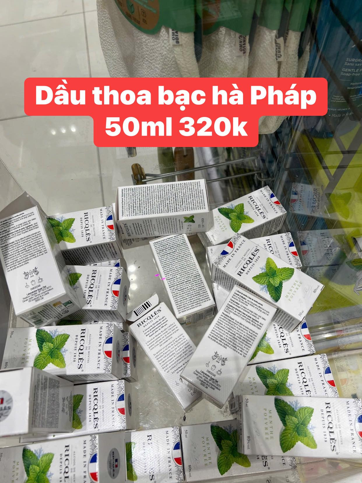 Dầu bạc hà alcool de menthe de ricqles — ảnh chính