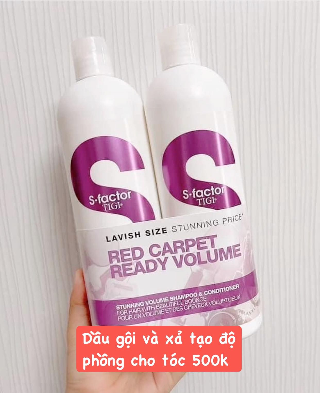 Bộ gội xả Tigi Red Carpet Ready Volume — ảnh chính