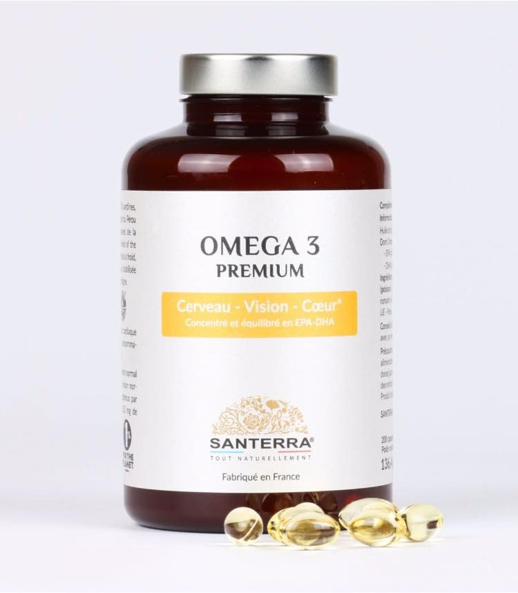 Viên uống Premium Omega3 Santerra lọ 200 viên