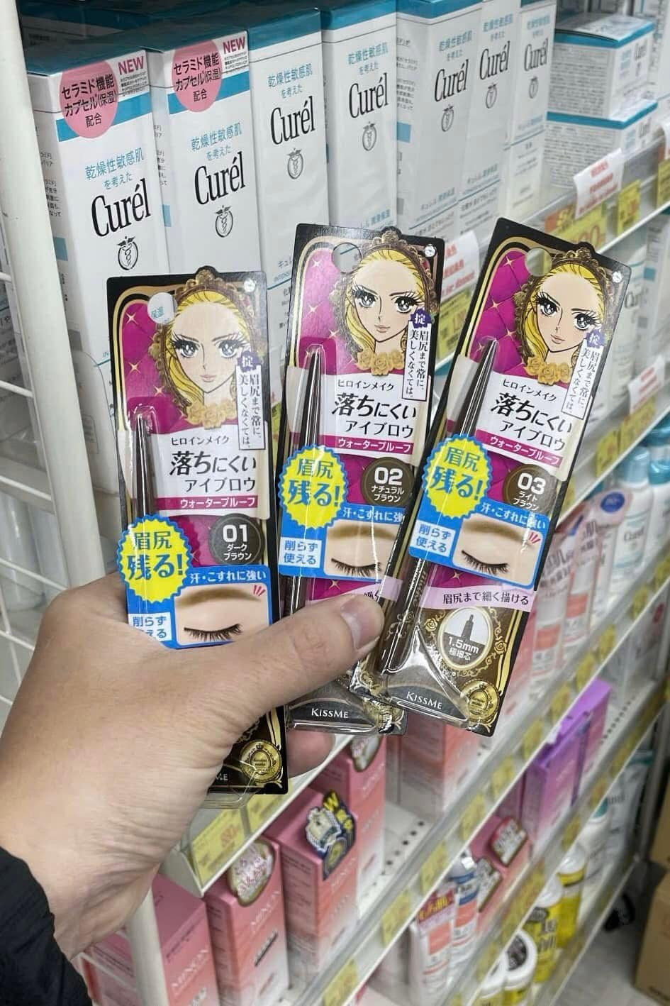 Chì kẻ mày Kissme Heroine Quick Eyebrow
