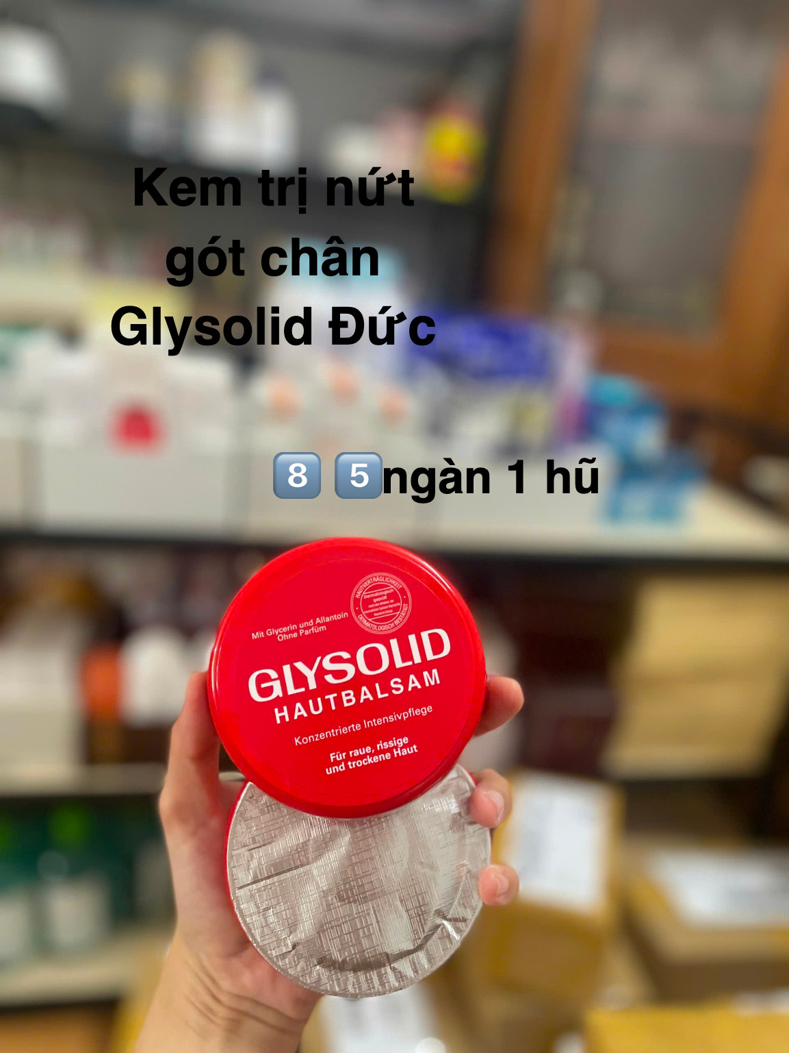 Kem trị nứt tay, gót chân Glysolid Đức — ảnh chính