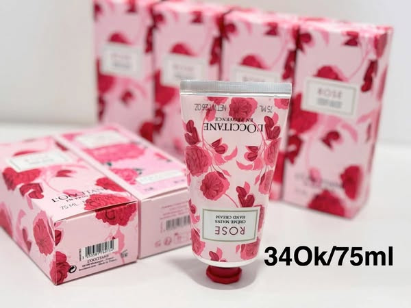 Kem dưỡng tay L'occitane hand cream hương hoa hồng/mẫu đơn 75ml — ảnh chính