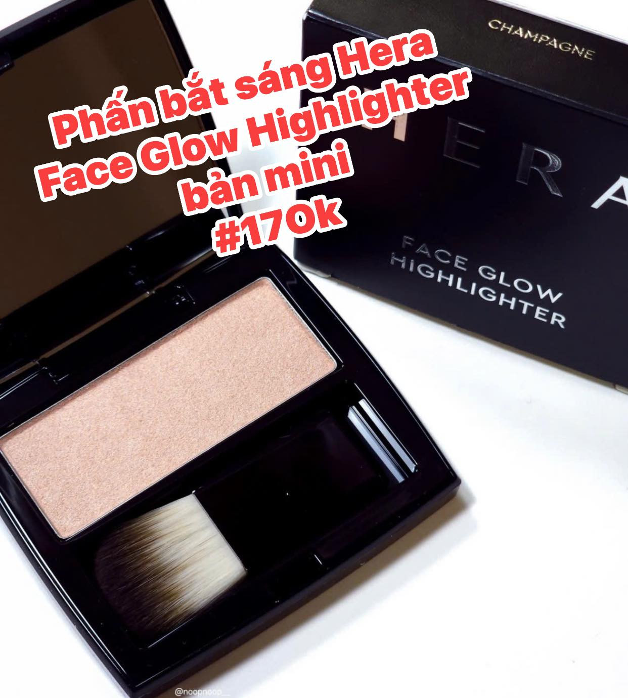 Phấn bắt sáng Hera Face Glow Highlighter bản mini 3g — ảnh chính