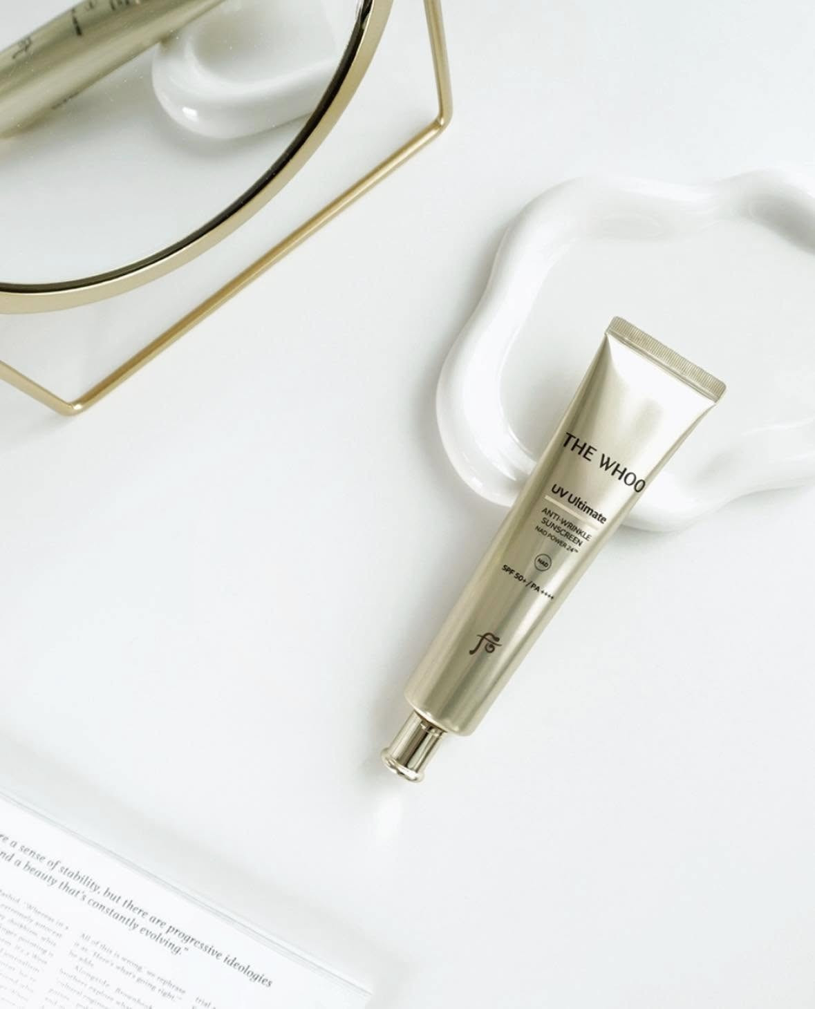 Kem chống nắng The Whoo UV Ultimate Anti Wrinkle Sunscreen spf5O/PA++++ 25ml unbox — ảnh chính