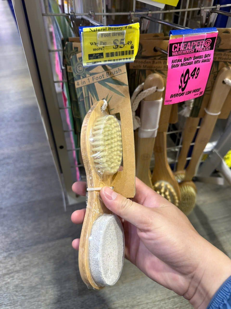 Dụng cụ chăm sóc chân 4 in 1 foot brush , hàng Úc — ảnh chính