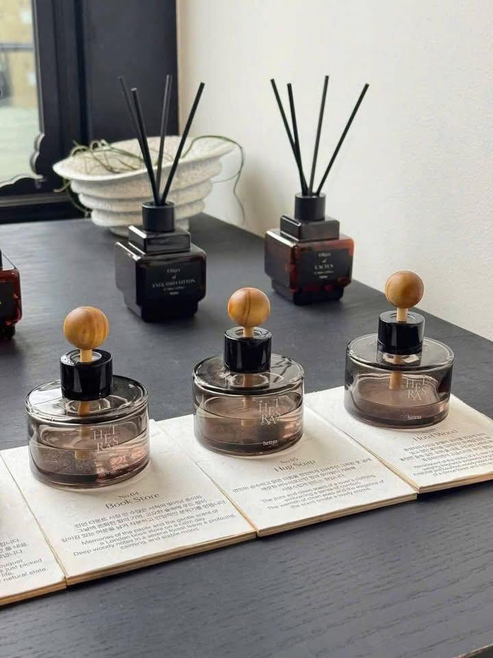 Khuếch tán hương ô tô Hetras Premium Car Diffuser(Flower Shop/Book Store/Hotel Wood)