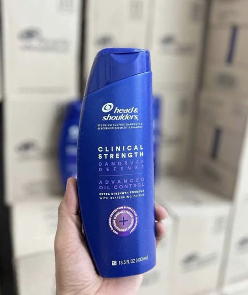 Dầu gội trị gàu 2 in 1 Head & Shoulders 400ml màu tím Màu tím dành cho da đầu tóc dầu — ảnh chính