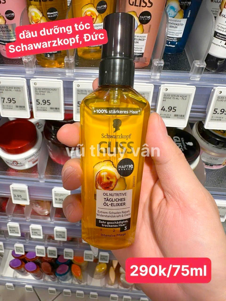 Dầu dưỡng tóc Schwarzkopf Gliss Tagliches 75ml