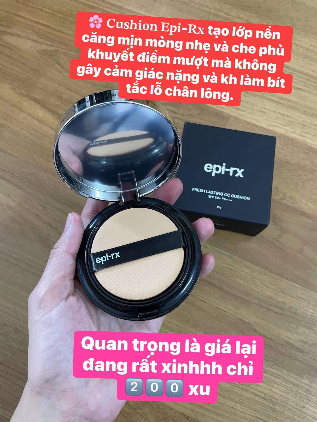 Phấn nước Cushion Epi RX — ảnh chính