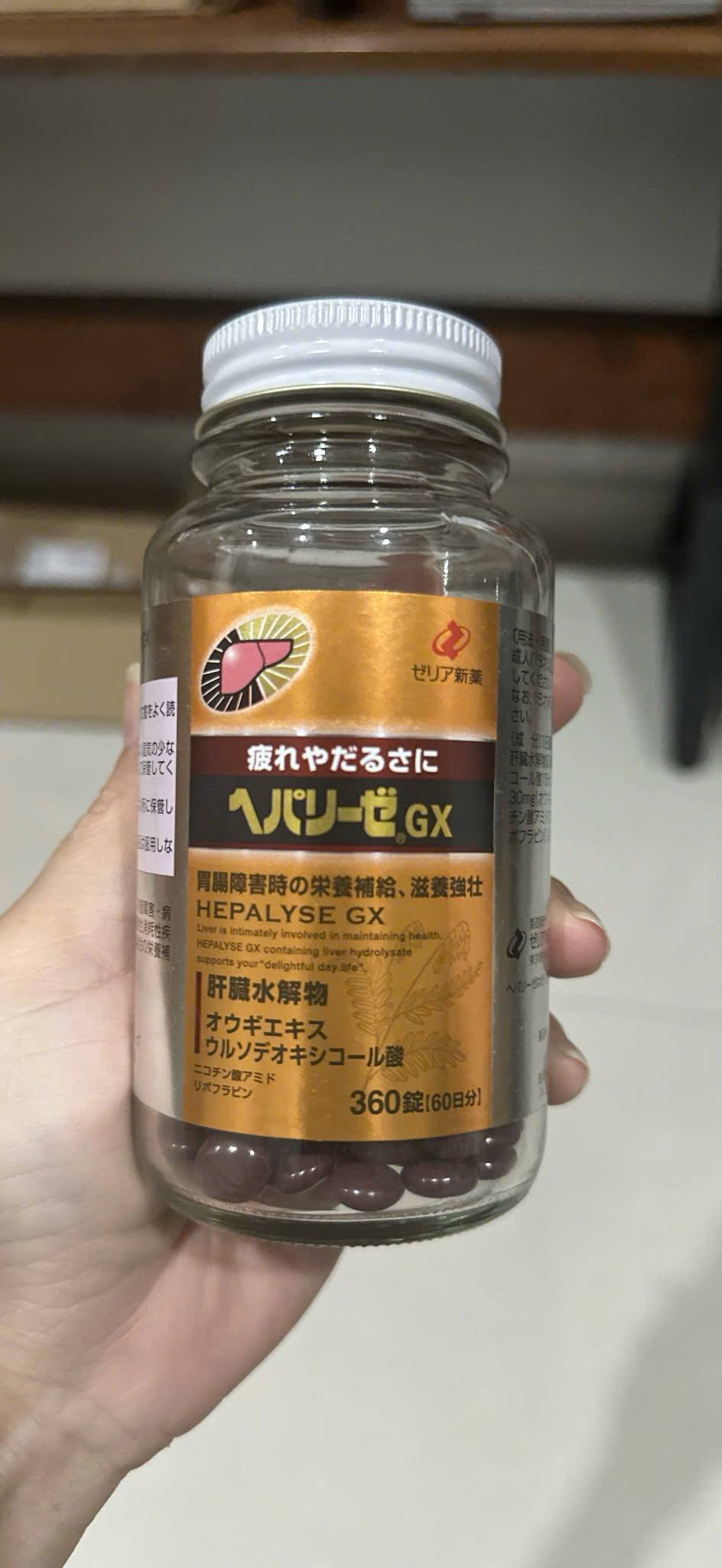 Viên uống bổ gan, giải độc gan Hepalyse GX 360 viên