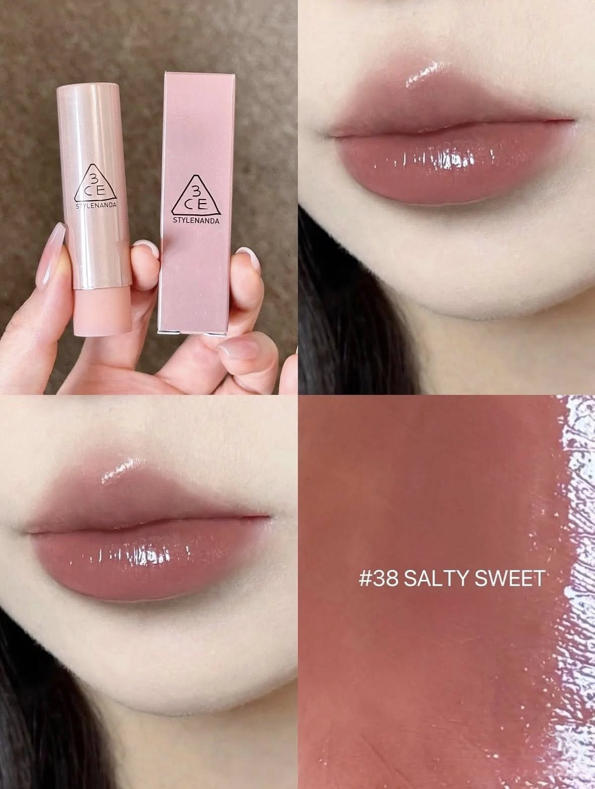 Son dưỡng có màu 3CE glazy lip glow — ảnh chính