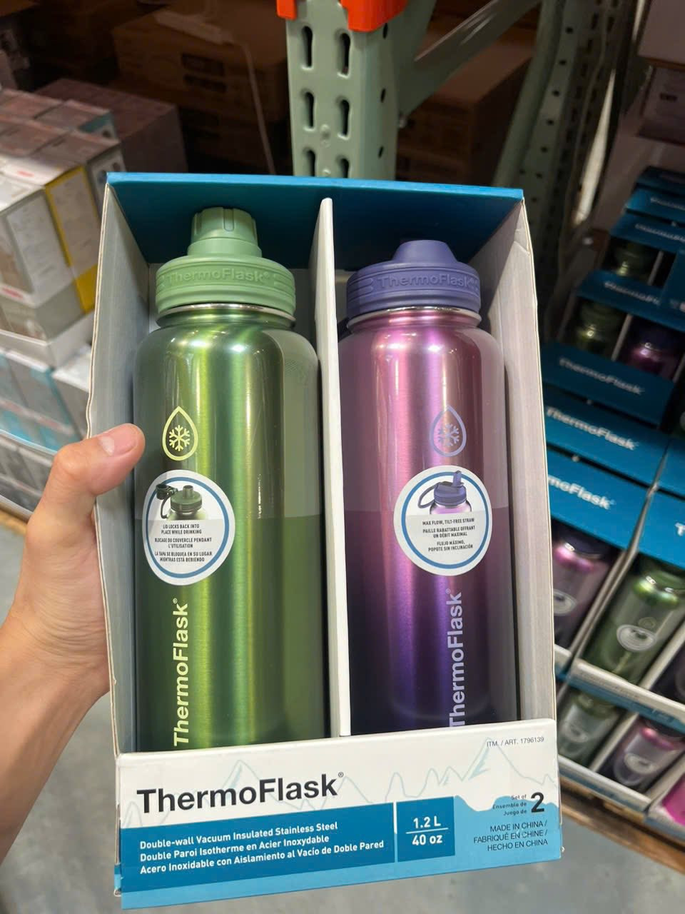 Set 2 Bình nước giữ nhiệt ThermoFlask