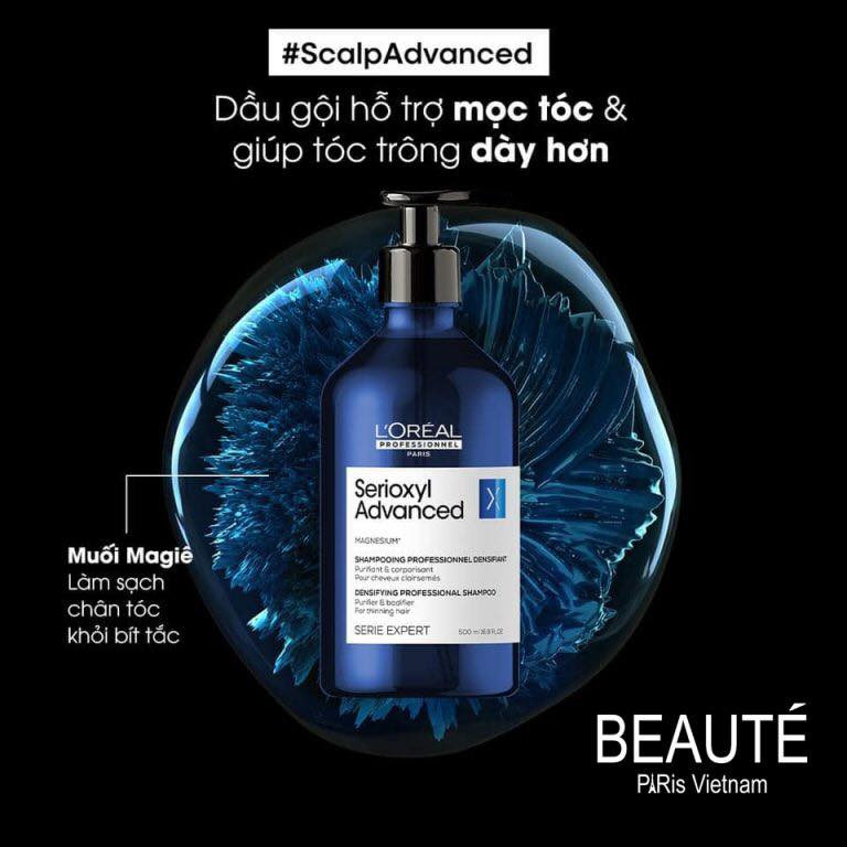 Dầu gội kích thích mọc tóc Loreal Serioxyl Advanced 500ml — ảnh chính