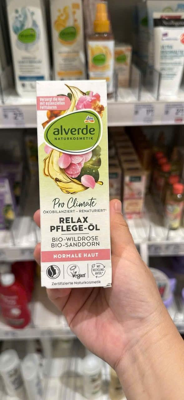 Dầu dưỡng thể Alverde của Đức Relax Pflege oil 100ml — ảnh chính