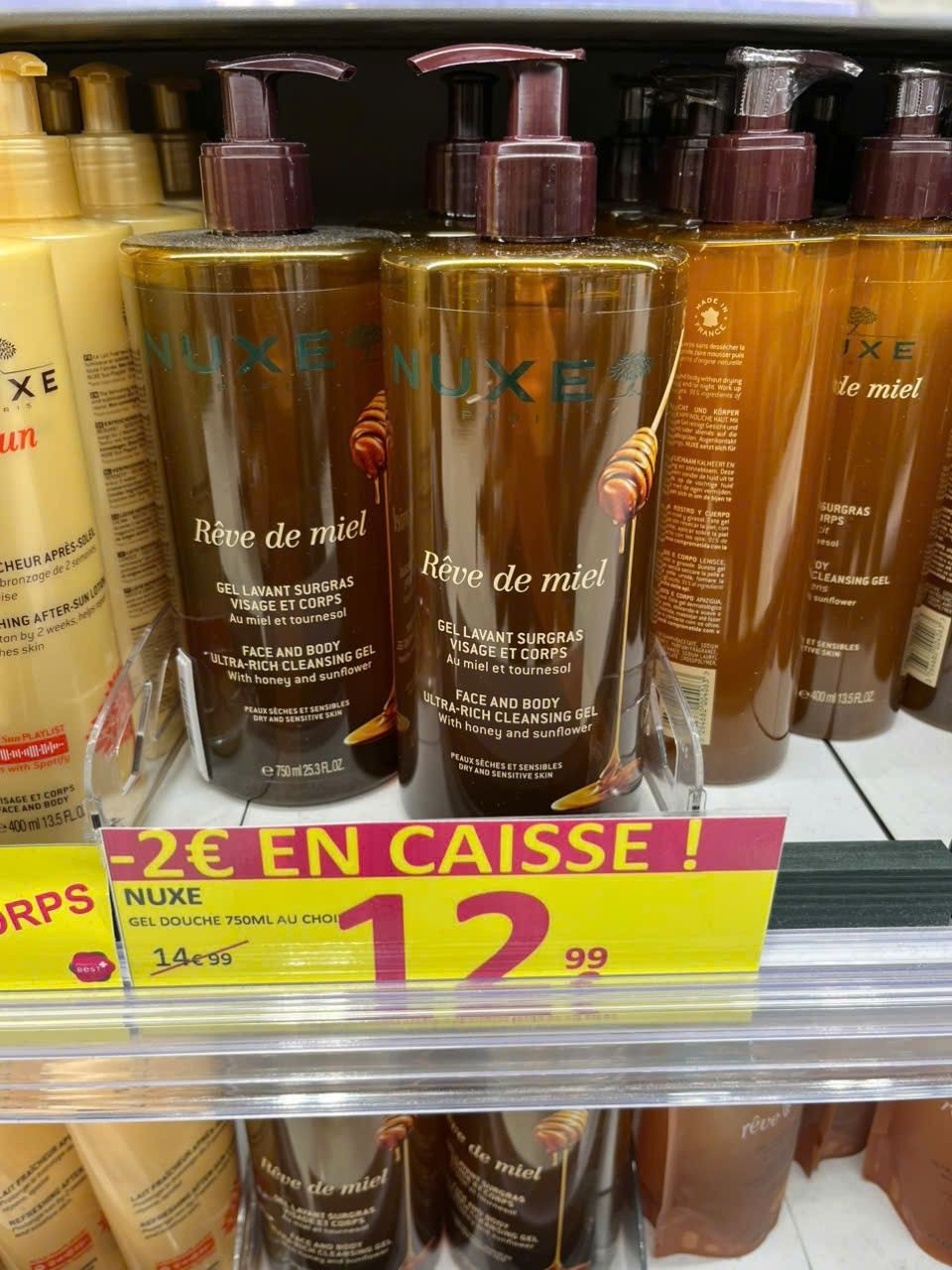 Nuxe Rêve De Miel Face And Body Ultra Rich Cleansing gel 750ml — ảnh chính