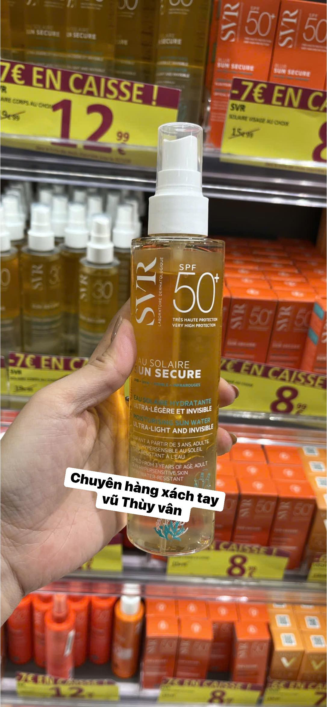Xịt chống nắng SVR Eau Solaire Sun Secure SPF50+ 200ml — ảnh chính