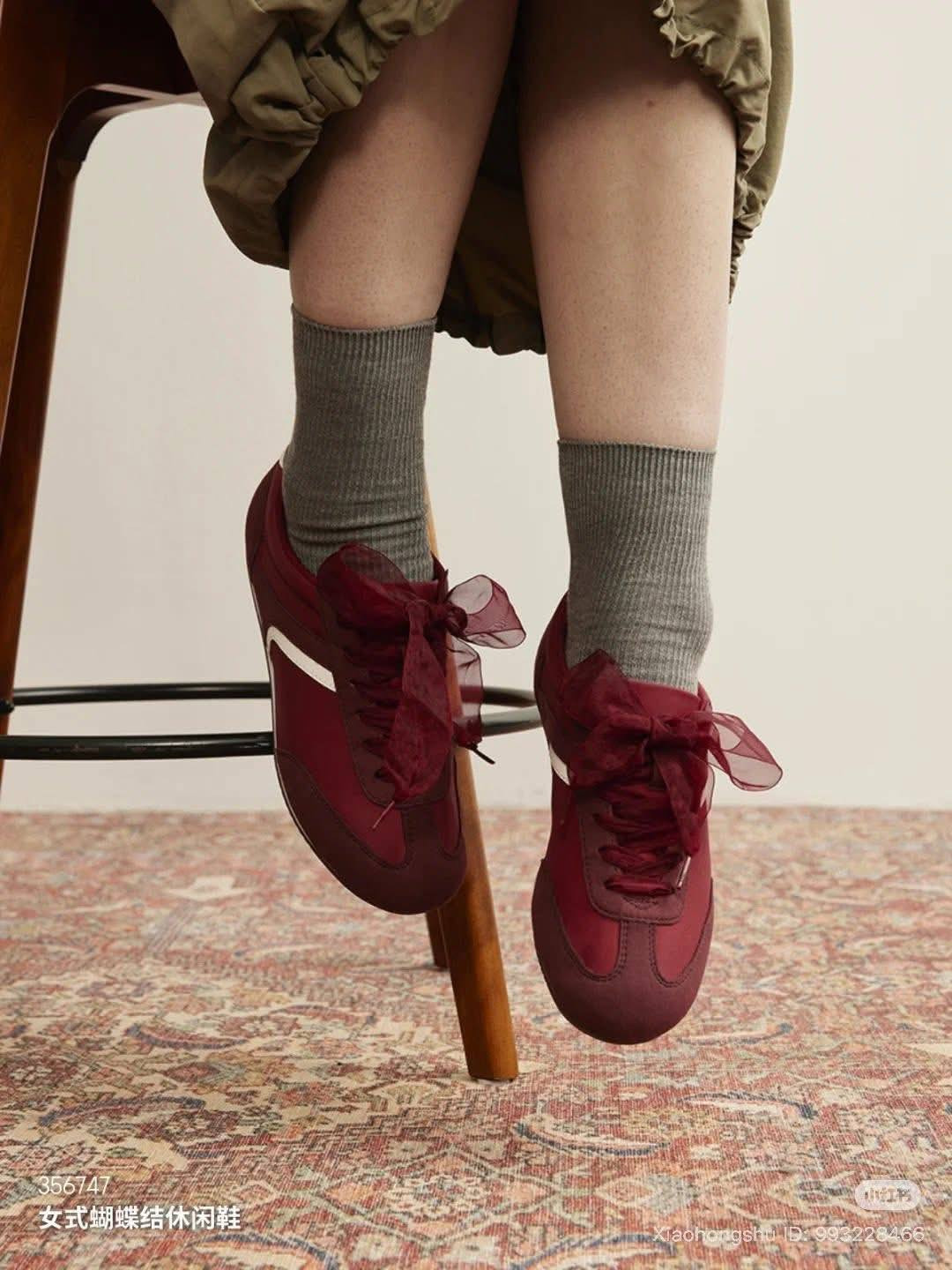 Giày Ribbon Sneaker Gu
