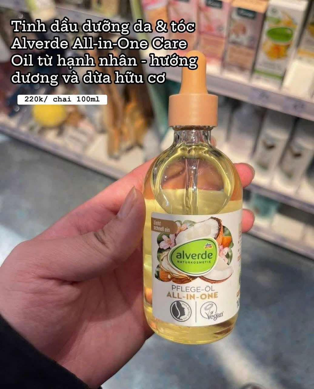 Dầu dưỡng đa năng Alverde All-in-One Care Oil 100ml — ảnh chính