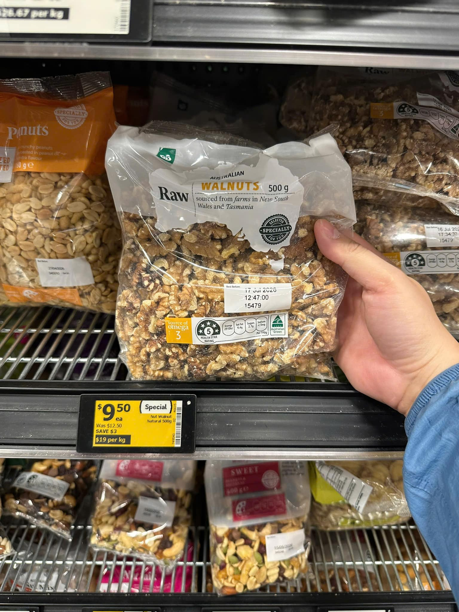 Hạt óc chó thô Raw Walnuts 400g — ảnh chính