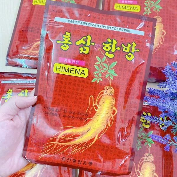 Cao dán hồng sâm Himena Hàn Quốc , túi 2O miếng dán — ảnh chính