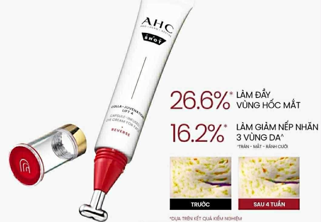Kem Mắt AHC Pro Shot Colla Juvenation Lift 4 Eye Cream For Face 30ml — ảnh chính