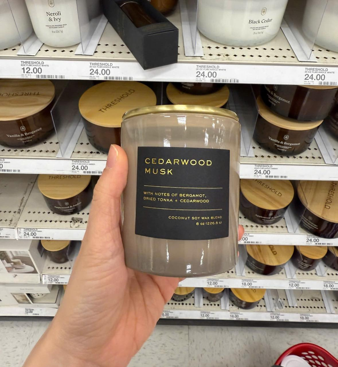 Nến thơm Threshold coconut soy wax blend