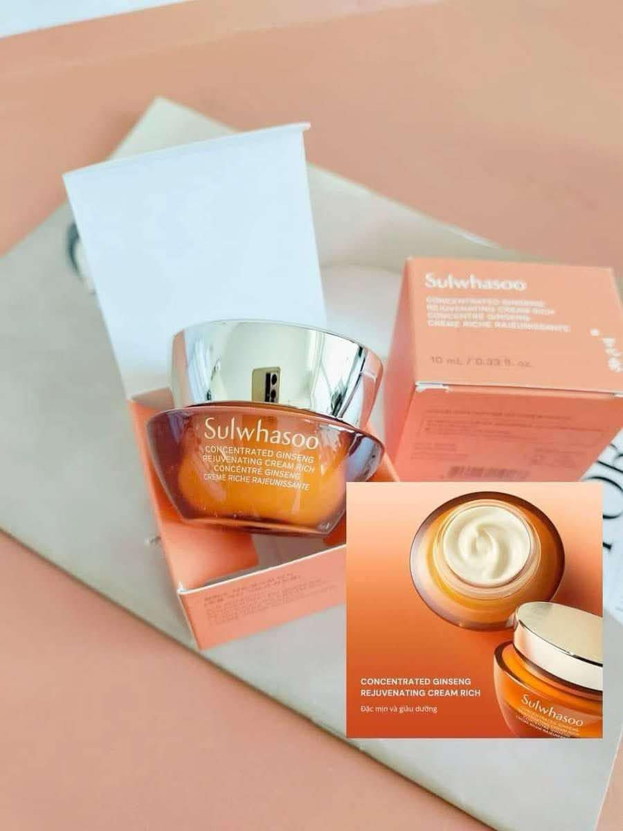 Kem dưỡng Sulwhasoo Concentrated Ginseng Rejuvenating Cream Rich 10ml — ảnh chính