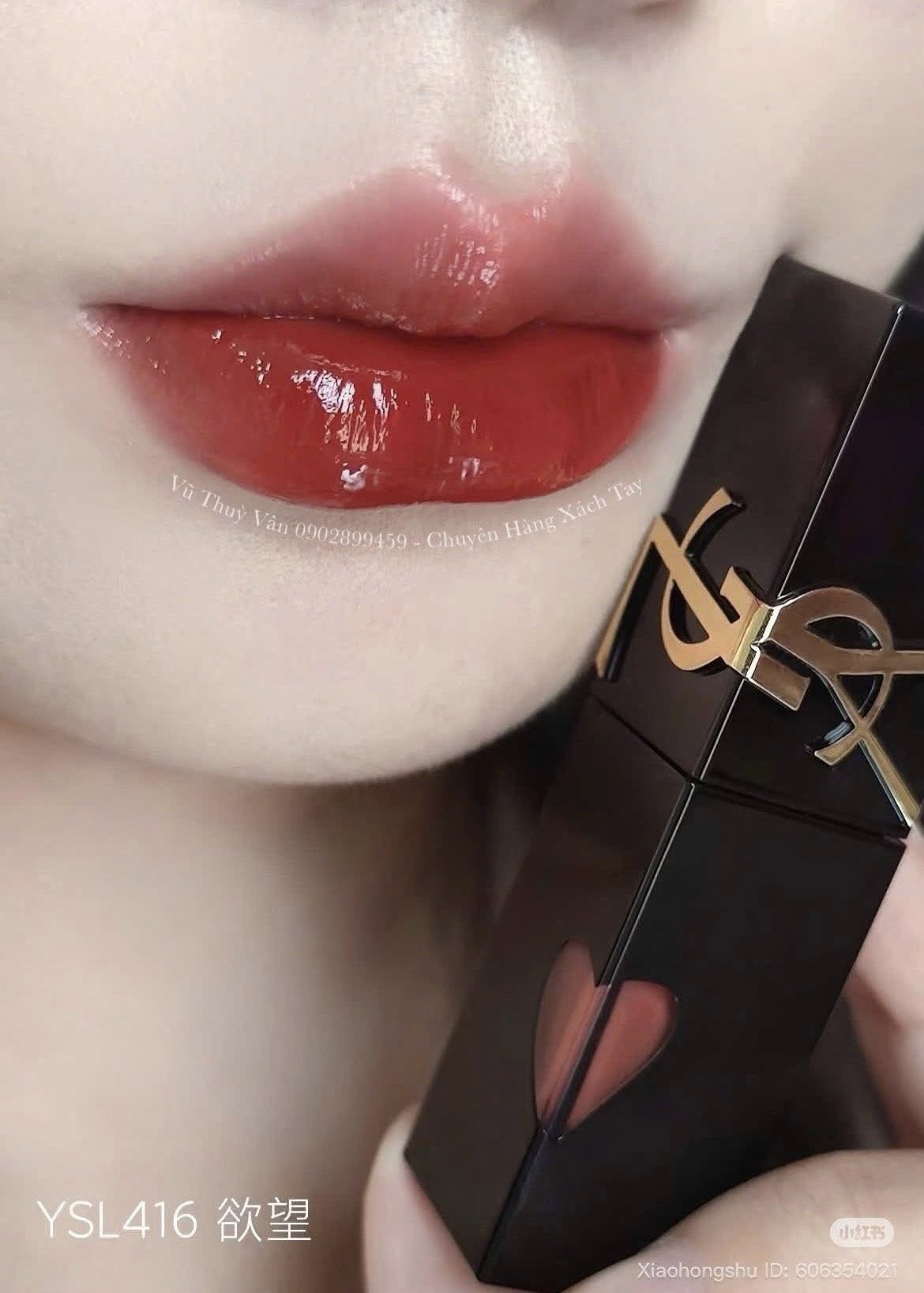 YSL The Inks Vinyl Cream màu 416