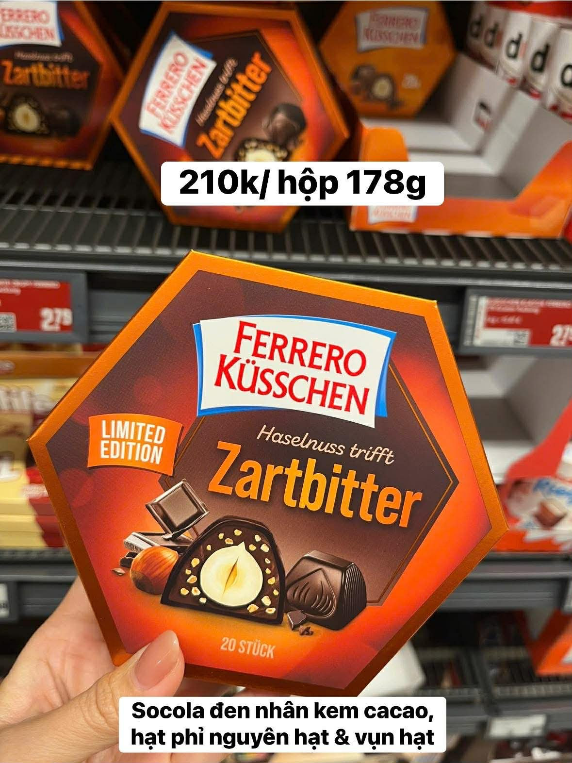 Kẹo Zartbitter 178g