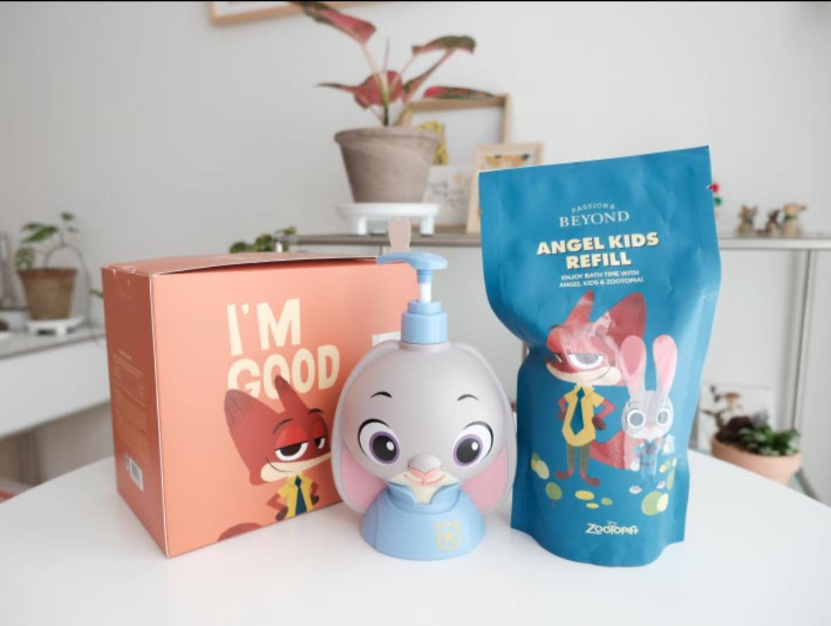 Set dầu gội cho bé Beyond Angel Kids phiên bản Zootopia