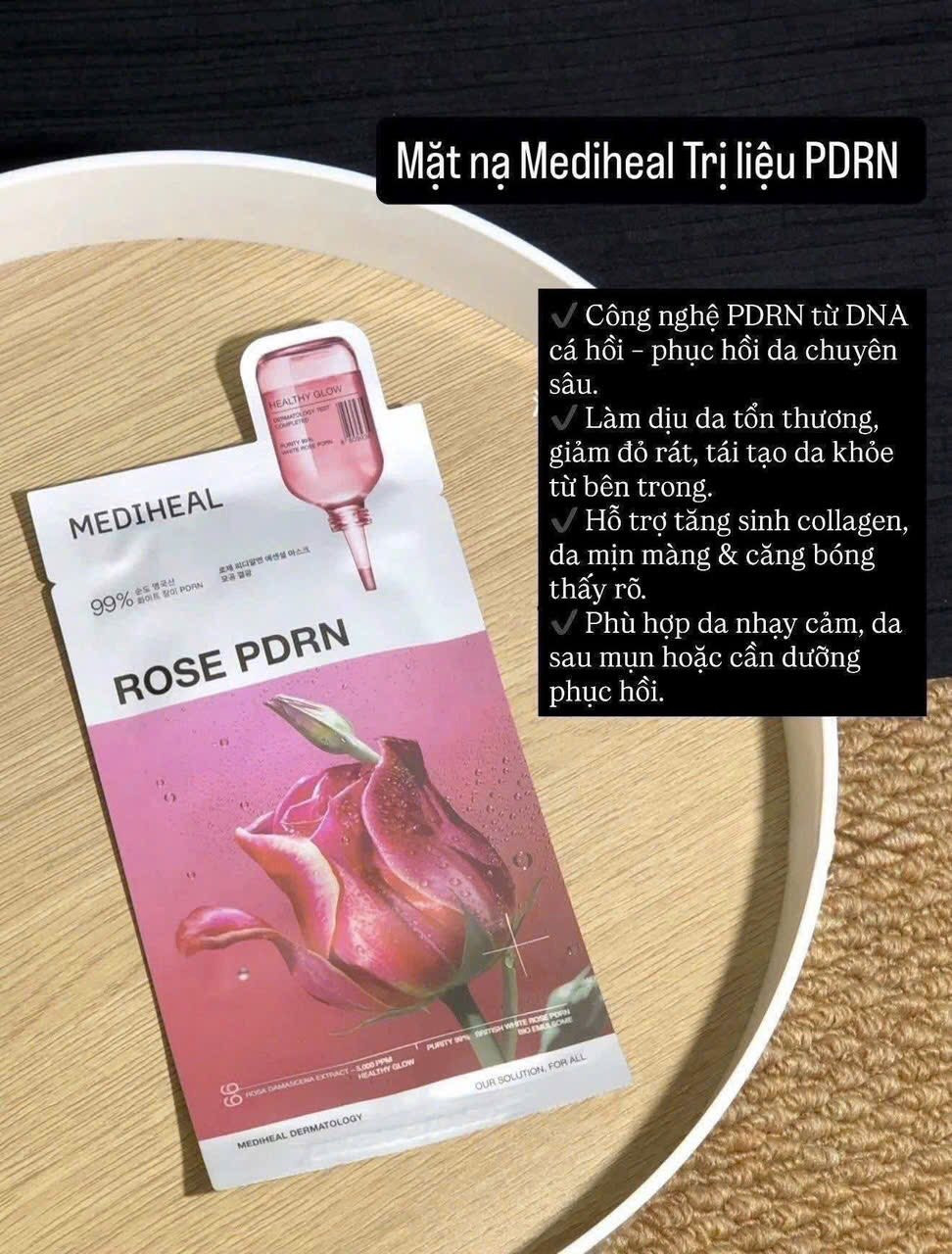 Mặt nạ Mediheal Rose PDRN — ảnh chính