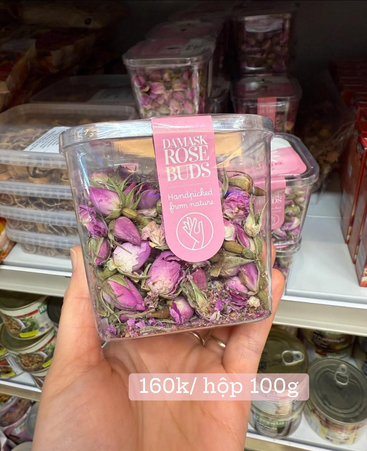 Trà Hoa hồng khô Damask 100g