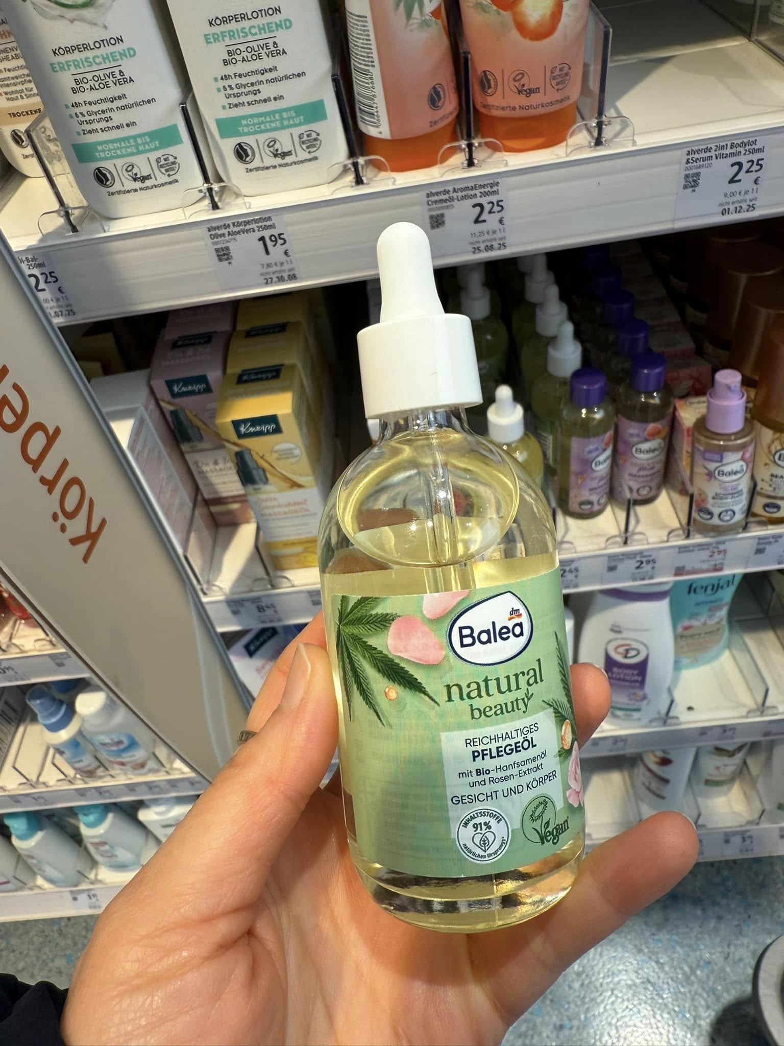 Dầu dưỡng da Balea 100ml — ảnh chính
