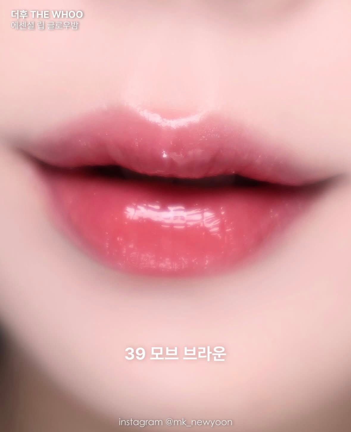 Son dưỡng Whoo Heritage Blossom, Essential Lip Glow Balm màu 39