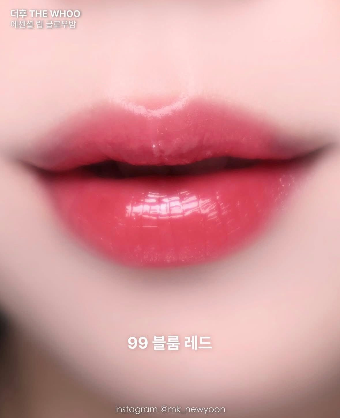Son dưỡng Whoo Heritage Blossom, Essential Lip Glow Balm màu 99